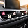 6PCS Daisy Flower Air Vent Clip Car Air Conditioning Outlet Clip Car Air Freshener Clip Car Interior Decor Accessories for Women