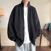 Men's Winter Stand-Up Collar Zip-Up Knit Cardigan Sweater - American Casual Style