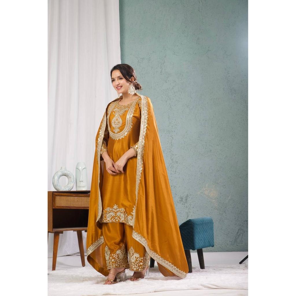 Party Wear Ready To Wear Salwar Suit Women Indian Pakistani Bollywood Palazzo SC-2111