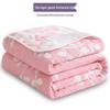 Six-Layer Cotton Gauze Baby Blanket: Swaddle, Bath Towel, or Summer Quilt Cover
