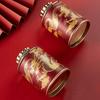 Portable Sealed Tea Canister Travel Dragon Print Empty Can Chinese Style Cardboard Home Packaging Box Tea Storage Canisters