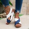 New Sandals Women's Cool Summer Breathable Women's Shoes Color Matching Platform Casual Beach Shoes Slippers Women