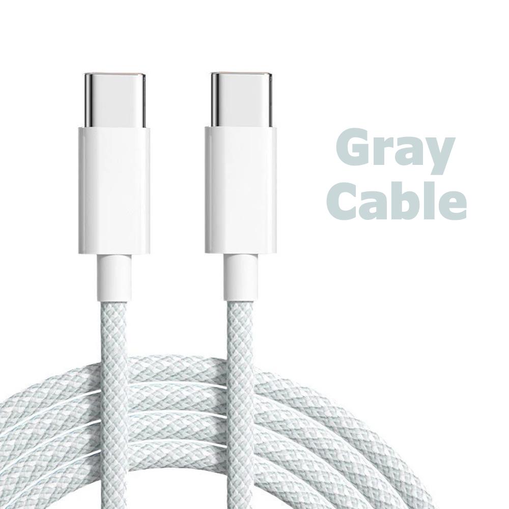 Cablu de încărcare rapid USB-C original pentru Apple iPhone15ProMax 15Pro 15Puls PD 60W USB-C țesut Accesorii pentru linia de date de încărcare pentru iPhone 15 Cap încărcător