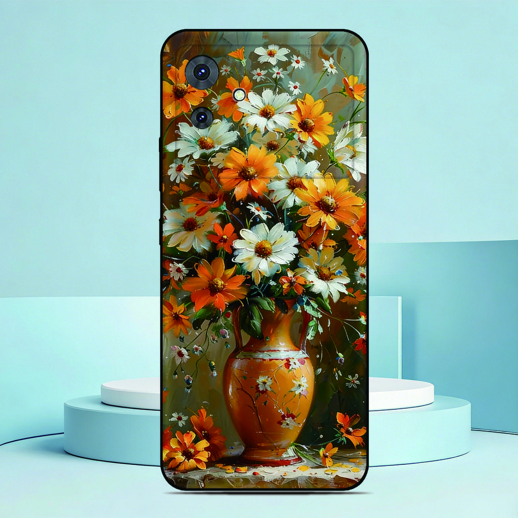Painting Flower Floral Phone Case For Cubot A40 X100 A20 A10 Max 5 3 P80 P50 X70 X50 Note 60 50 21 J7 Power Custom Back Cover