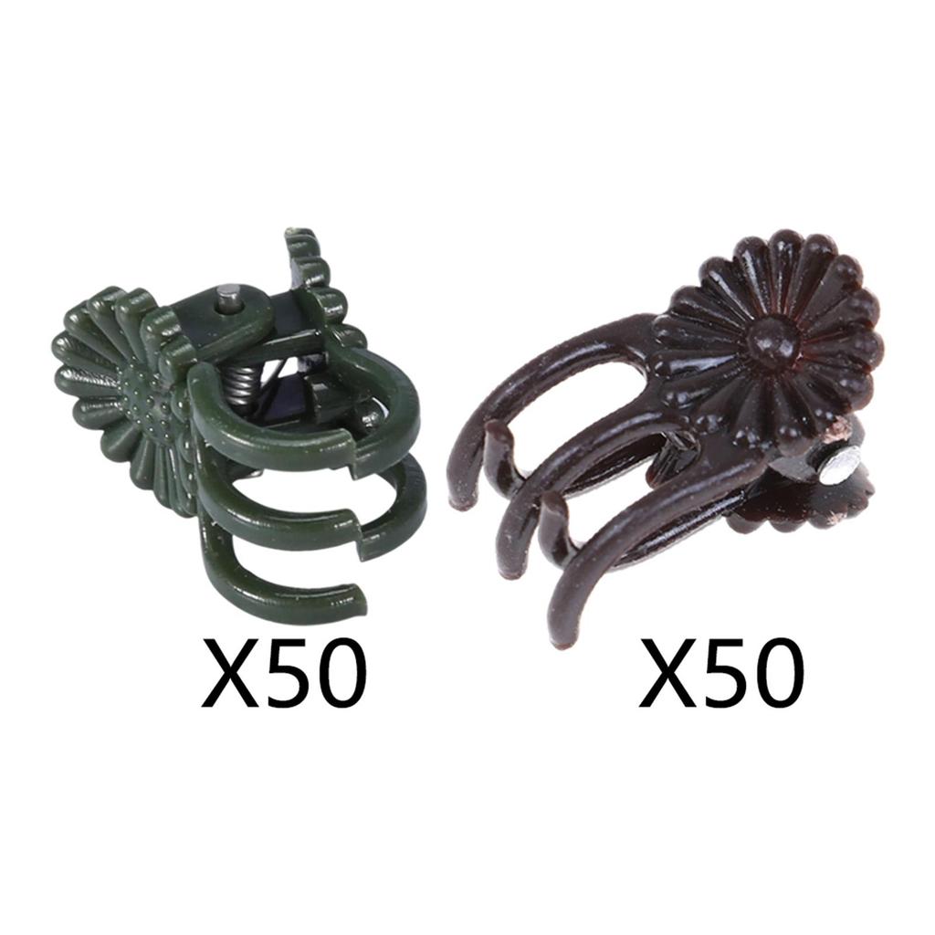 50 Pcs Orchid Clips Clips, Plant Clips for Yard Stem Vines Orchid