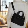 Sustainable Antibacterial Mini Tote Bag with Shoulder Strap Shoulder Bag Golf Bag Driving Tote B5 Light Gray [ELA] ELA-AZ032