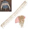 Rhinestone Tassel Chain Fringe Bridal Applique Trim   Clothing Bag Decoration