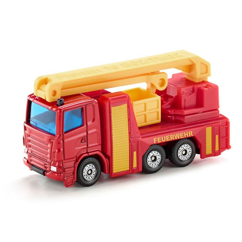 Siku Ladder Fire Truck Diecast Model SK1080, Mixed Colors, 1 Piece