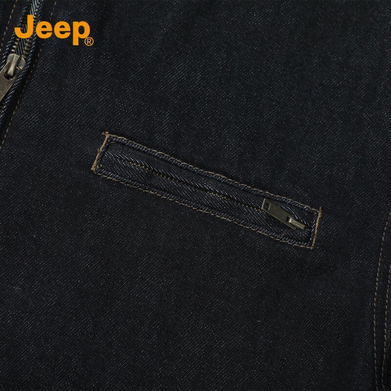 Jeep Men's American Style Cotton Denim Jacket