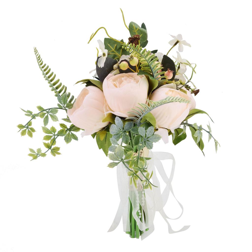 Bride Bridesmaid Bouquet Simulation Artificial Flowers Wedding Photo Props Bouquet Wedding Party Hom