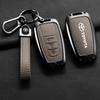 Zinc Alloy Car Key Case Full Cover Shell for Toyota Prius Camry Corolla CHR C-HR RAV4 Land Cruiser Prado Keychain Accessories