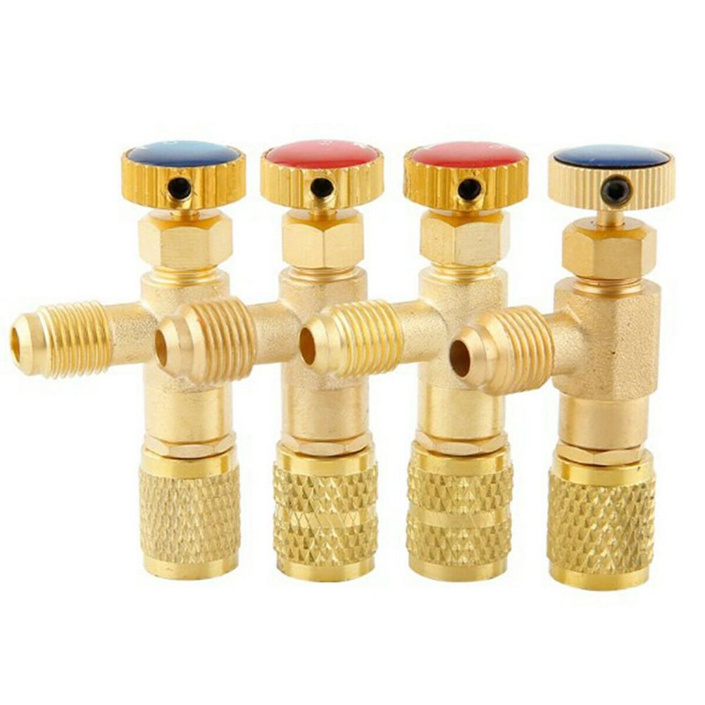 

Air-conditioning Fluoride Safety Valve Adapter Anti-Air Leakage Brass C Type