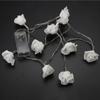 10LED Rose Flower String Lights Battery Operated For Wedding Home Party Birthday Festival Indoor Outdoor Decorations 1.2M