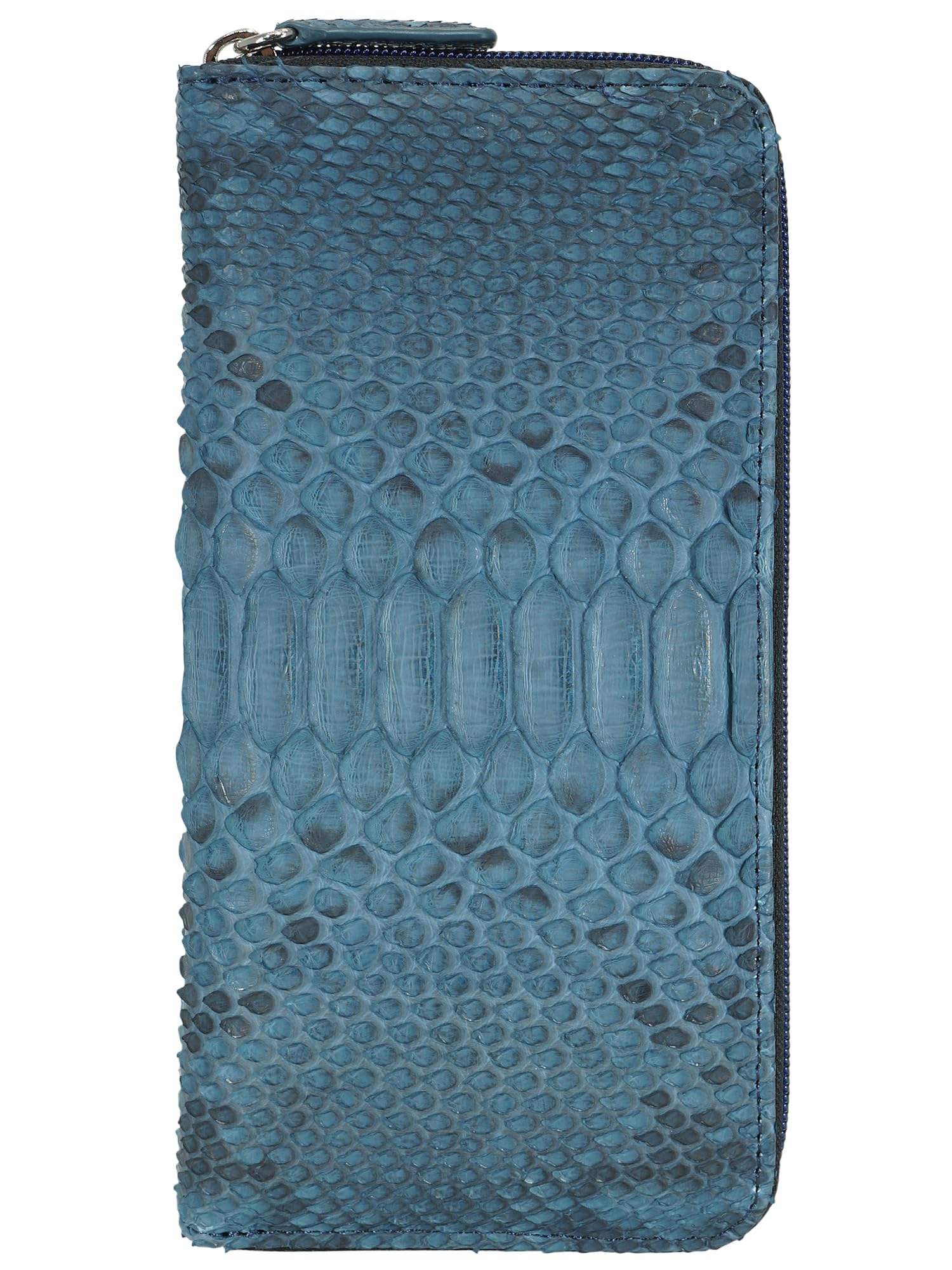 

Длинный кошелек Iris Blue Diamond Python для мужчин и женщин, Изготовлен из цельного куска натуральной змеиной кожи, С круговой молнией, Отделением для монет, Для карт