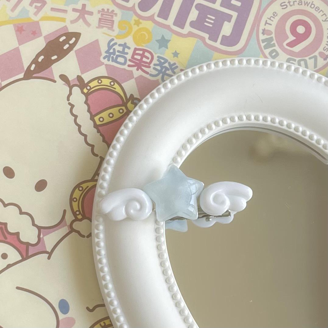 

Заколка для волос «Звезда-ангел» - Милая желейная пятиконечная заколка-уточка для детей