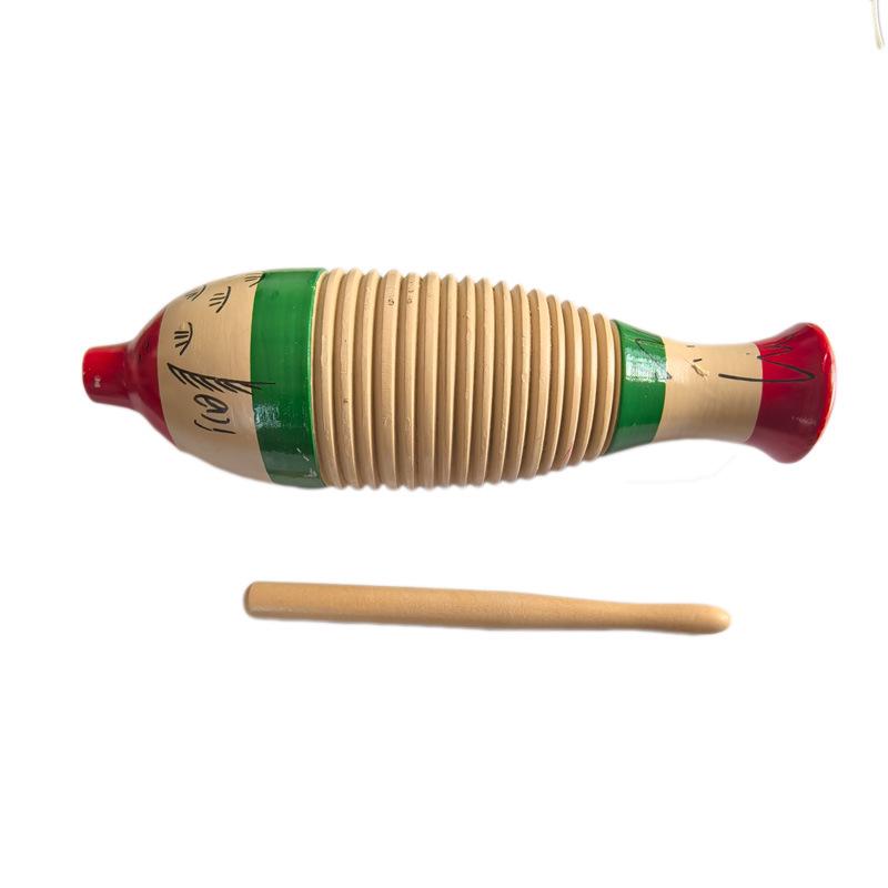 Orff Wooden Children s Frog Sound Tube - Percussion Instrument for Early Education