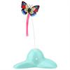 Electric Rotating Butterfly Cat Toy For Indoor Cats Interactive Automatic Spinning Flashing Butterfly Teaser Stimulating Prey Instinct Exercise