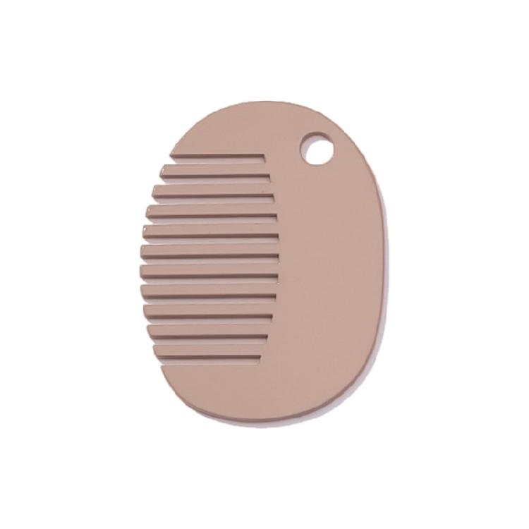 Portable Hairbrush Miniature Comb Necklace Pendant Convenient Hair Grooming Tool Portable Hairbrush for Women Girls