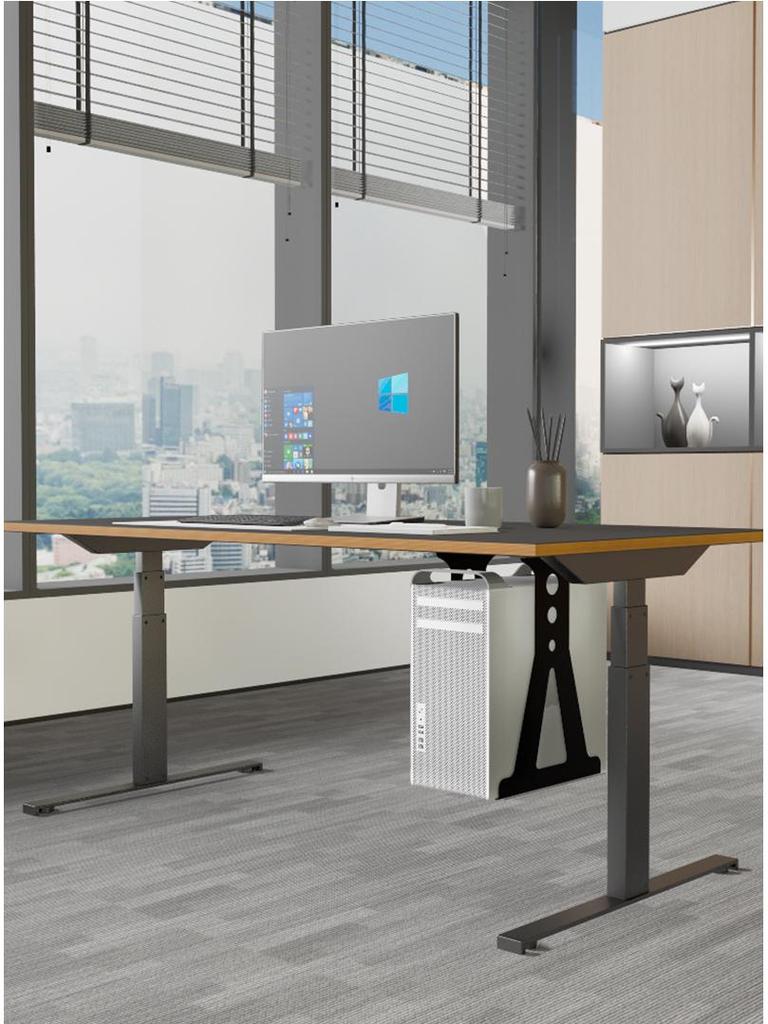 Adjustable Under-Desk Computer Mount & Bracket for Desktop Chassis