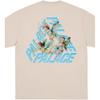 Palace Cherub P-3 T-Shirt Stoney Unisex Tops Grey P29TS169
