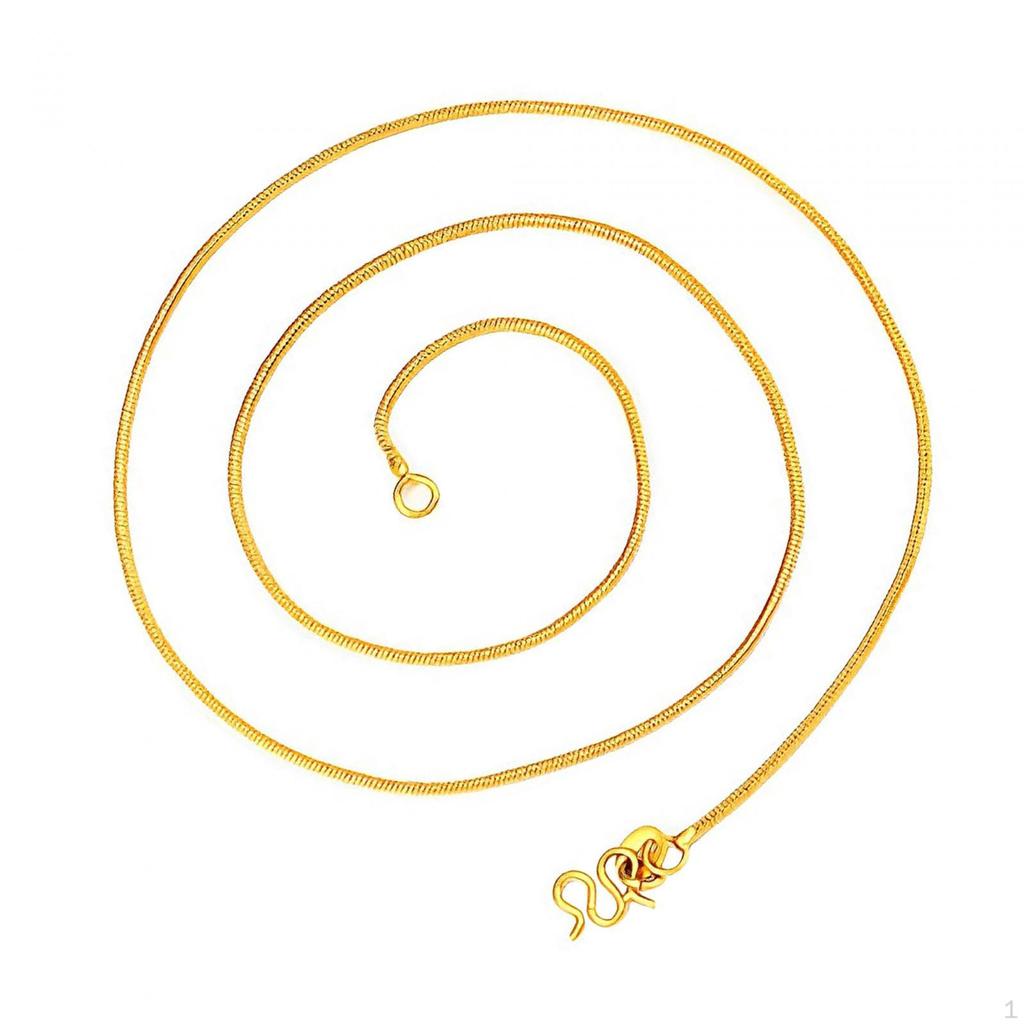 Snake Bone Necklace Choker Minimalist Durable Long Chain for Women