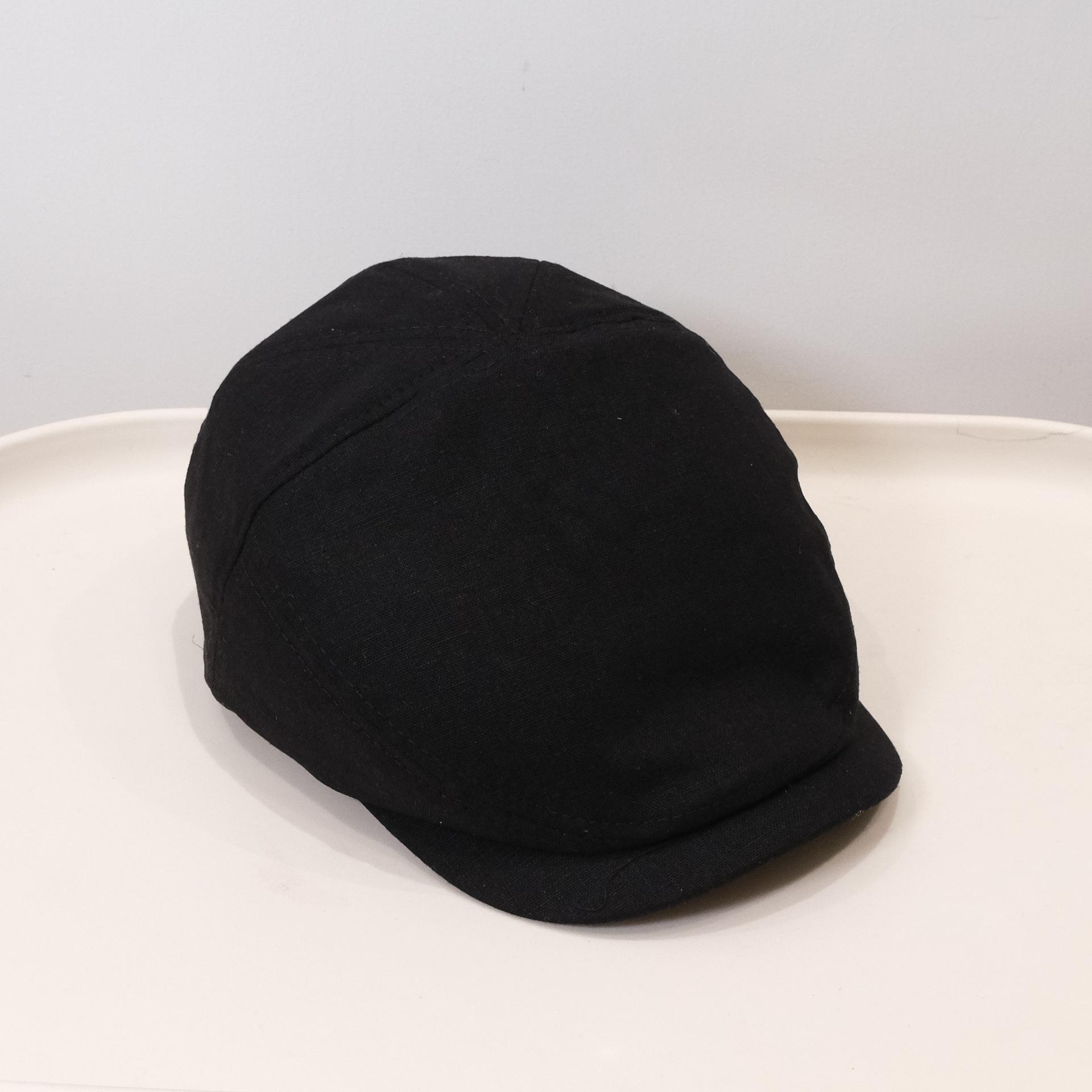

New Vintage Forward Cap Women Fashion Trendy Streetwear Beret Hat Duckbill Cap Spring Summer Painter Cap Female чорний