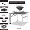 Waterman Commercial Foldable BBQ Table & Seating