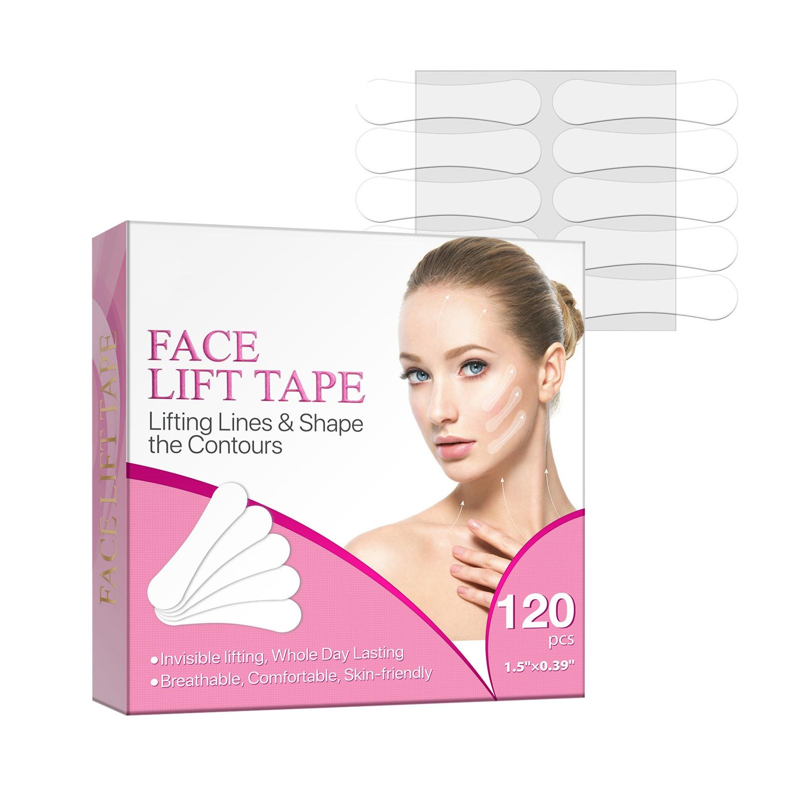 

Пластырь для подтяжки лица. Воздухопроницаемый пластырь для подтяжки мышц лица. One Size розовый