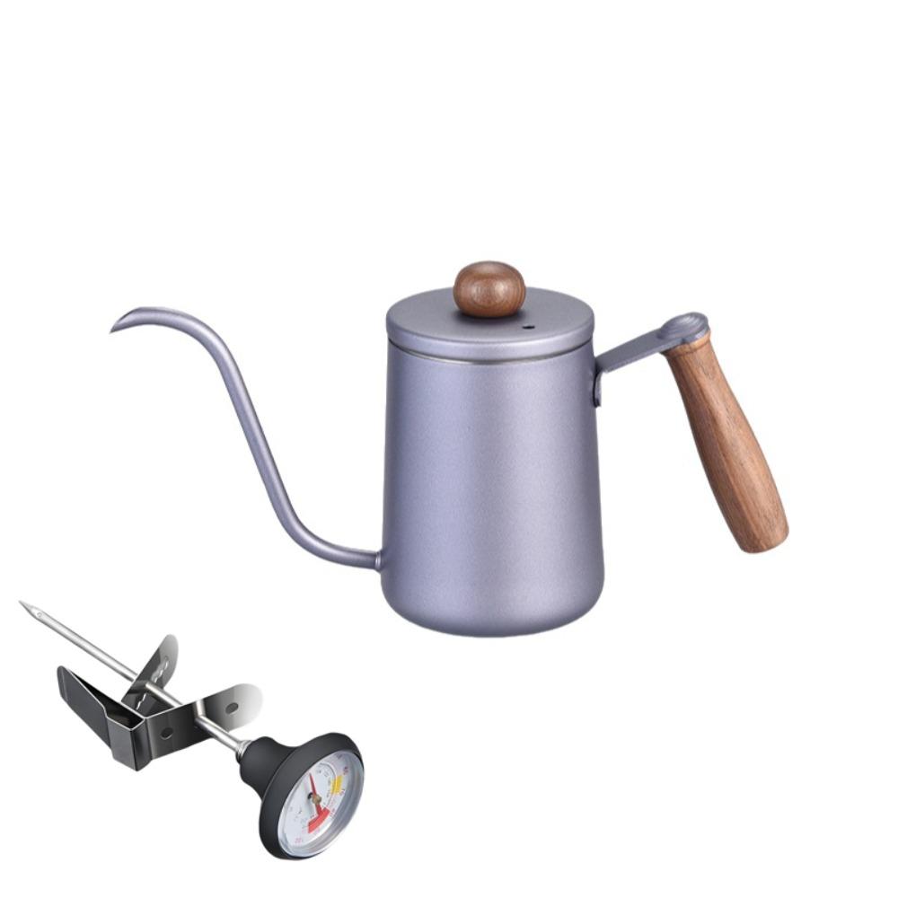 600ML Pour Over Coffee Kettle Stainless Steel Drip Filter Coffee Maker Hand Brewing Kettle  Kitchen