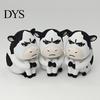 3D Printed Cow Toy Dairy Figurine, Cartoon Cattle Statue for Desk Decor, Figurine Mini Sculpture Home Office, Gift Animal Lovers Accessory