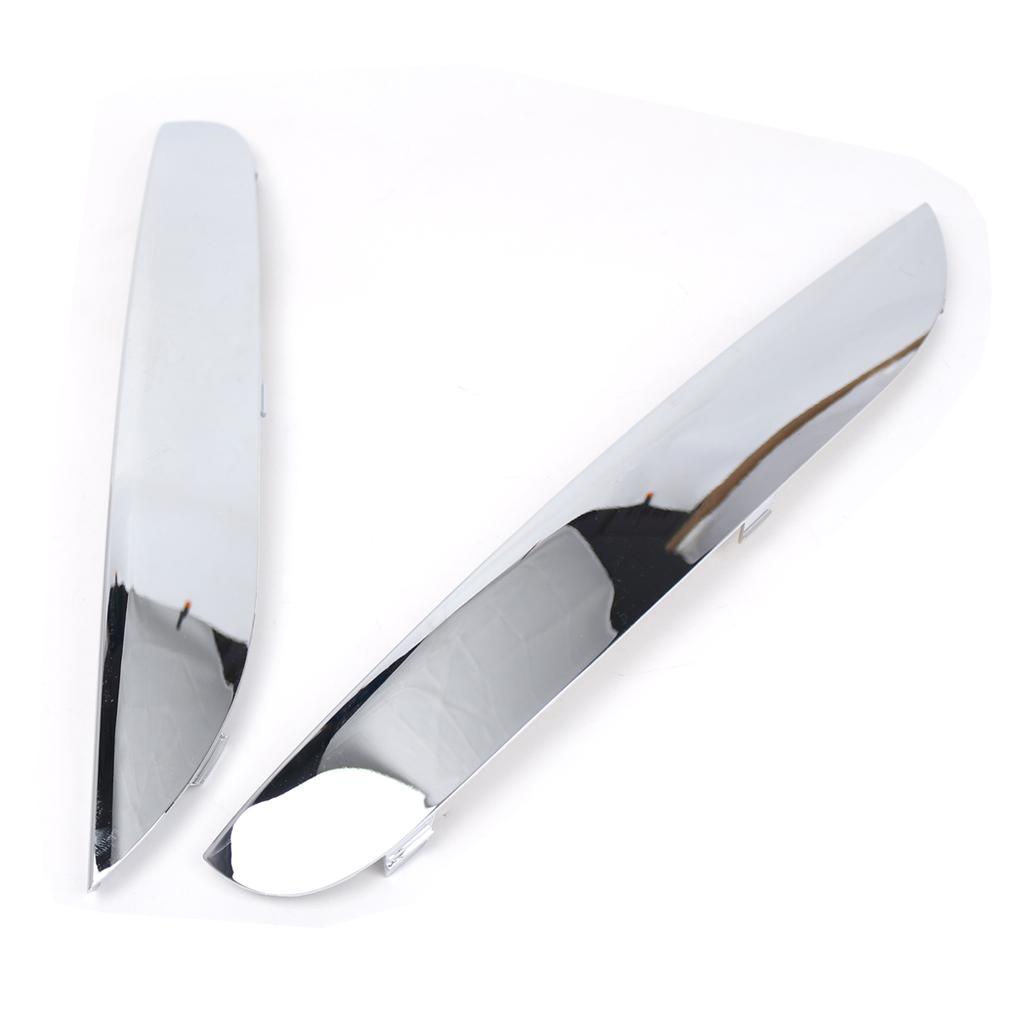 2pcs Front Bumper Moulding Trim For BMW 7 Series F01 F02 2009-2015 Front M Sport Bumper- 51118047727 51118047728 Car Acesssories