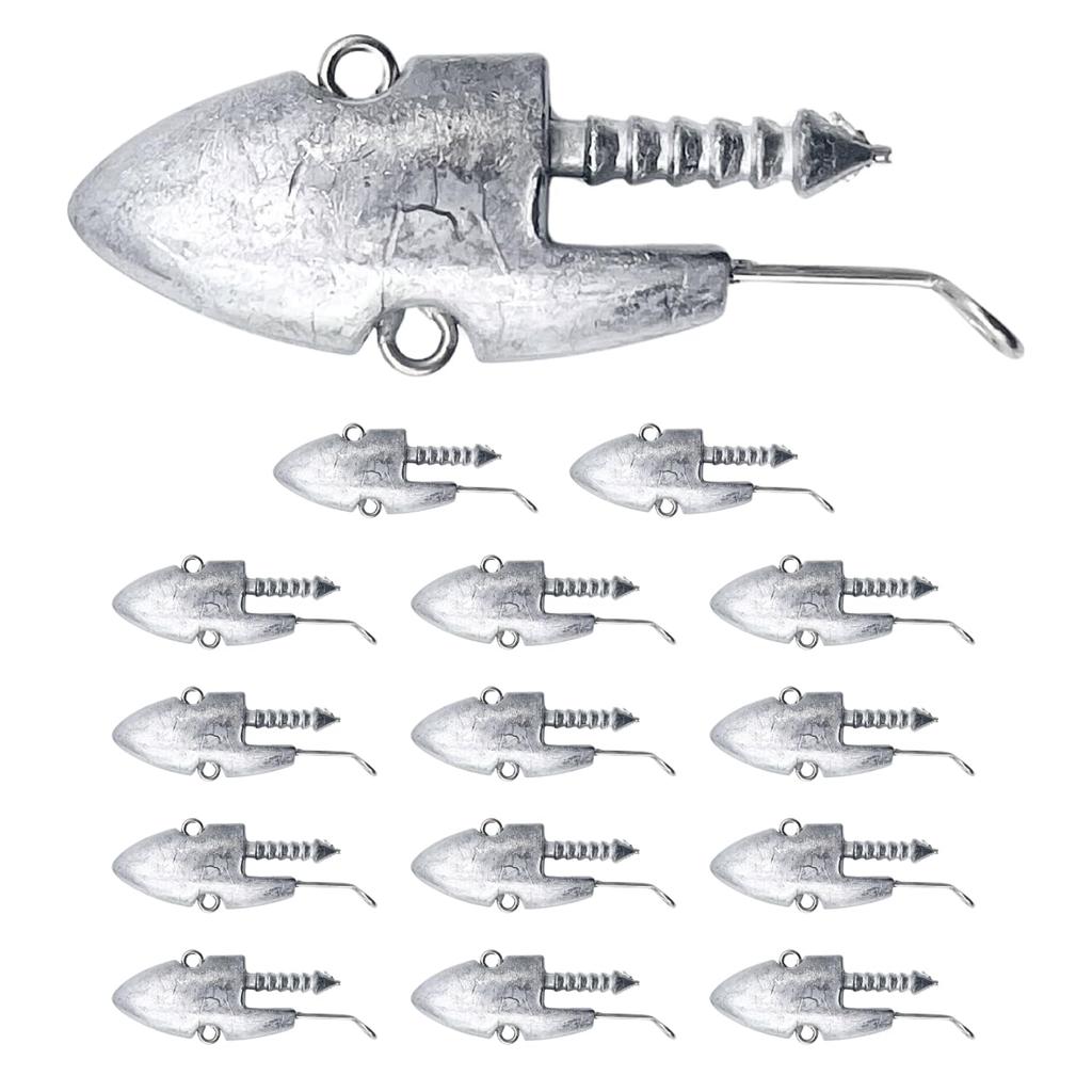 Shymie jig head worm fishing sea bass alkali shad flounder lure chining 17g 28g 15 pieces 30 pieces.