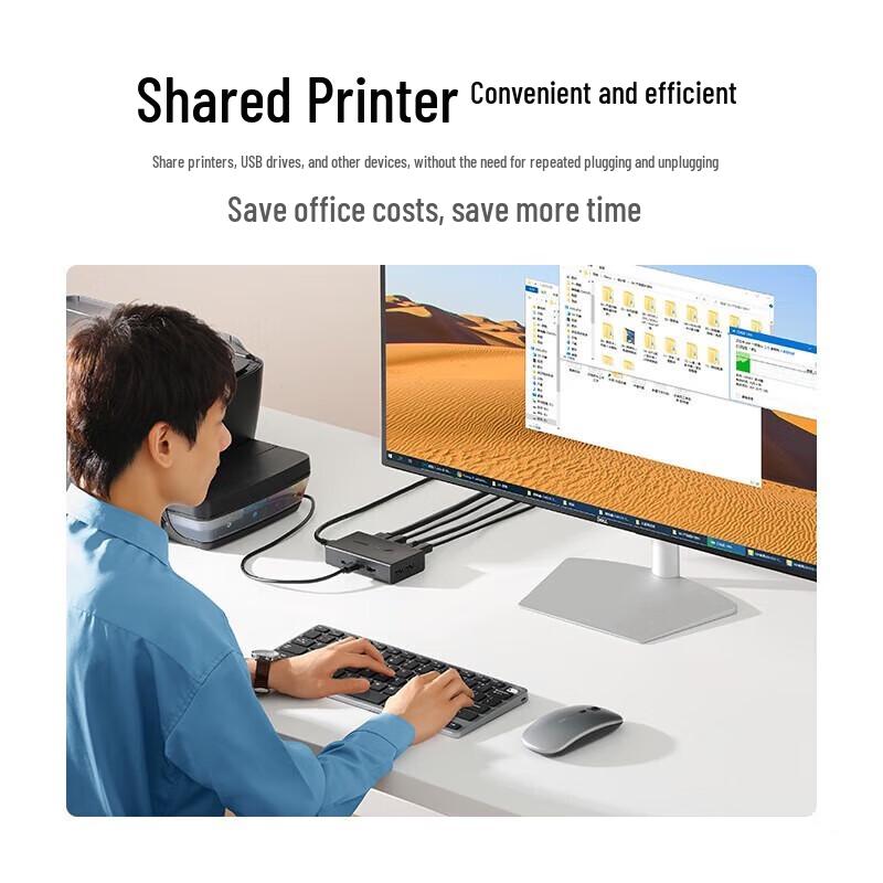 UGREEN CM571 HDMI 2.0 KVM Switch 2-Port 4K@60Hz