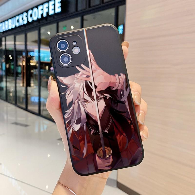 Inuyasha Sesshomaru Phone Case For IPhone 14 11 12 13 Pro Max X XR XSMax 6 6S 7 8 Plus SE 2022 Soft Square Color Phone Cover