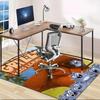 1pc Grizzy The Lemmings1 Design Area Rug - Non-Slip, Soft & Cozy Floor Mat for Living Room, Bedroom, Office - Indoor/Outdoor Decorative Carpet