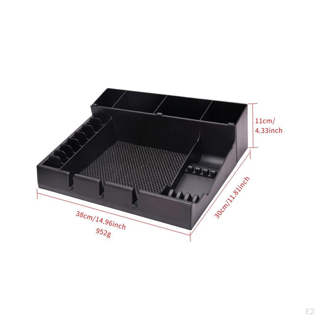 Barber Clipper Tray Station Desktop Organizer with Multiple Compartments Hairdressing Tool Holder