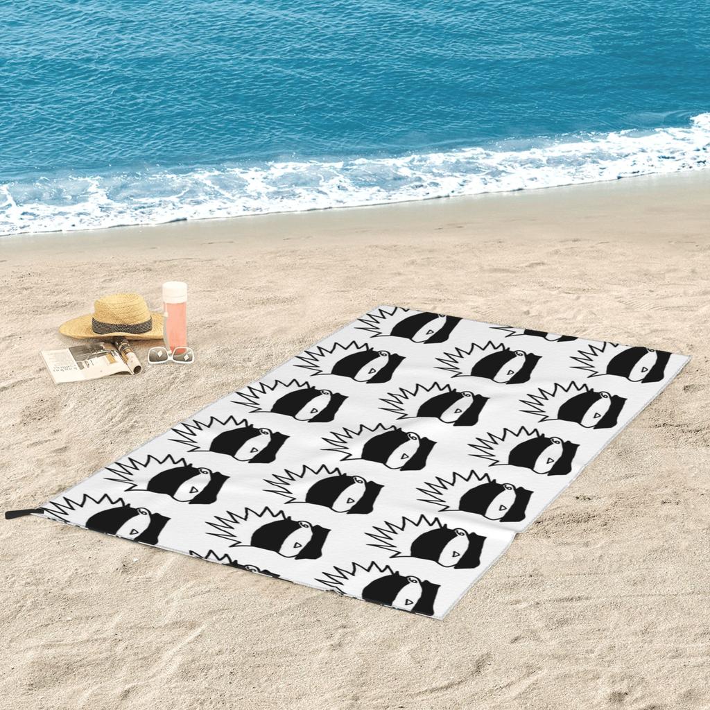 Gojo Manga Kawaii Japanese Anime Beach Towel Soft Microfiber Quick Dry Absorbent Quick Towels For Bath