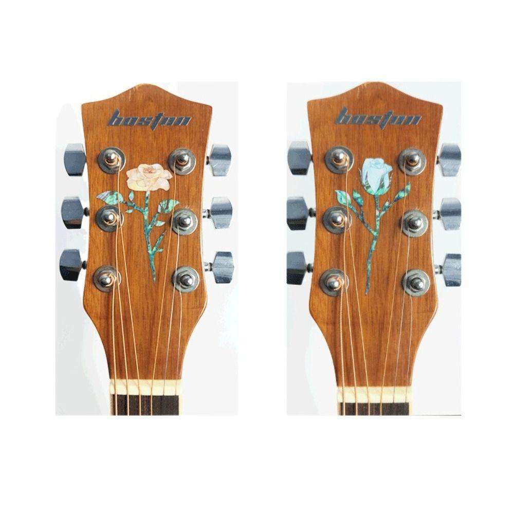 DIY Guitar Head Sticker PVC Guitar Headstock Decal Guitar Panel Sticker  Guitar Beginner Gifts