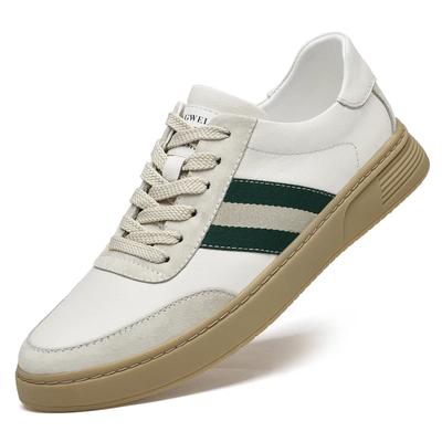 Genuine Leather Italian Men's Casual Shoes Luxury Handmade Sneakers for Men Sport Comfort Designer Shoes Tennis Skateboard Shoes