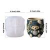 Flexible Silicone Bear Planter Mold Smooth Surfaces Easy Demolding For Resin Concrete Cement Crafts Decorative Container DIY Art Project