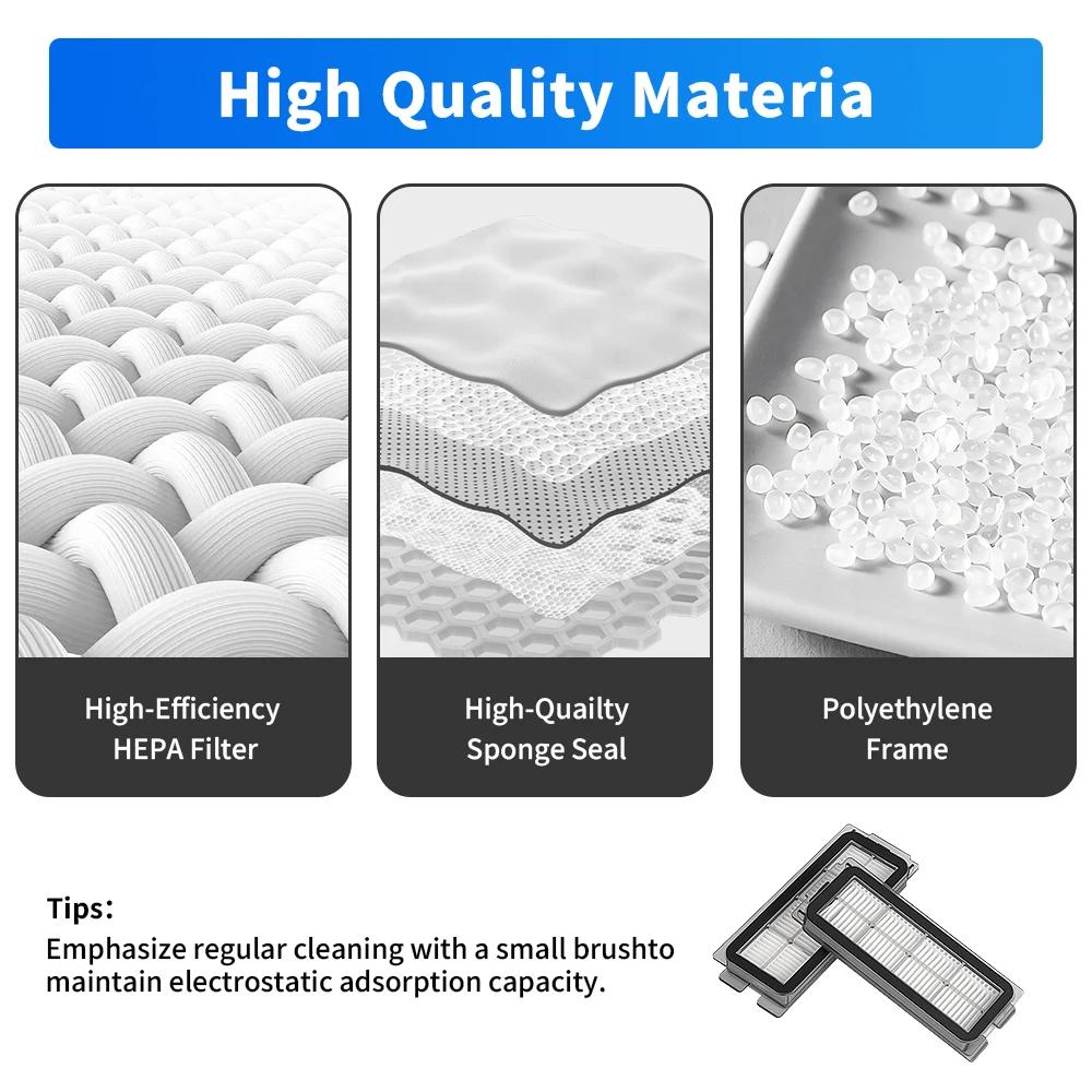 Washable Filter Accessories For JONR P20 PRO For JONR T5 Pro Robot Vacuum Cleaner Accessories Hepa Filter Replacement Spare Part