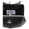 Vivienne Westwood Granny Frame Logo Metal Chain Leather Shoulder Tote Bag Women handbags Black 4B010007WS000DN403