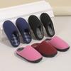Fashion Women's Soft Sole Comfortable Home Slippers Lightweight Non Slip Flat Slides Woman Winter Warm Indoor Bedroom Cotton Slippers