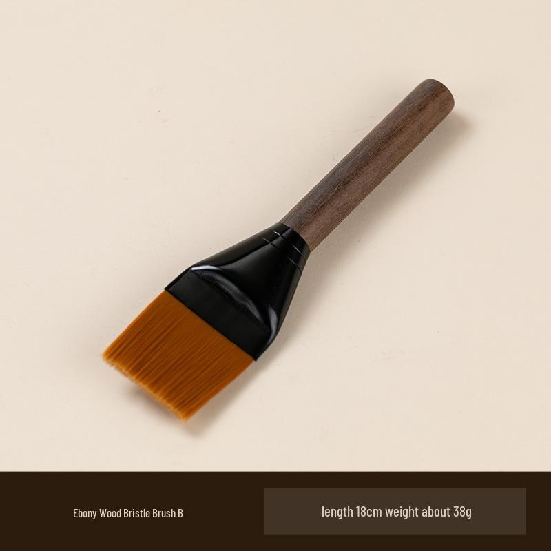 Kaffekvarn med trähandtag Mjuk borste - Fäller inte Rengörare för bänkskiva och Kaffepulverborste