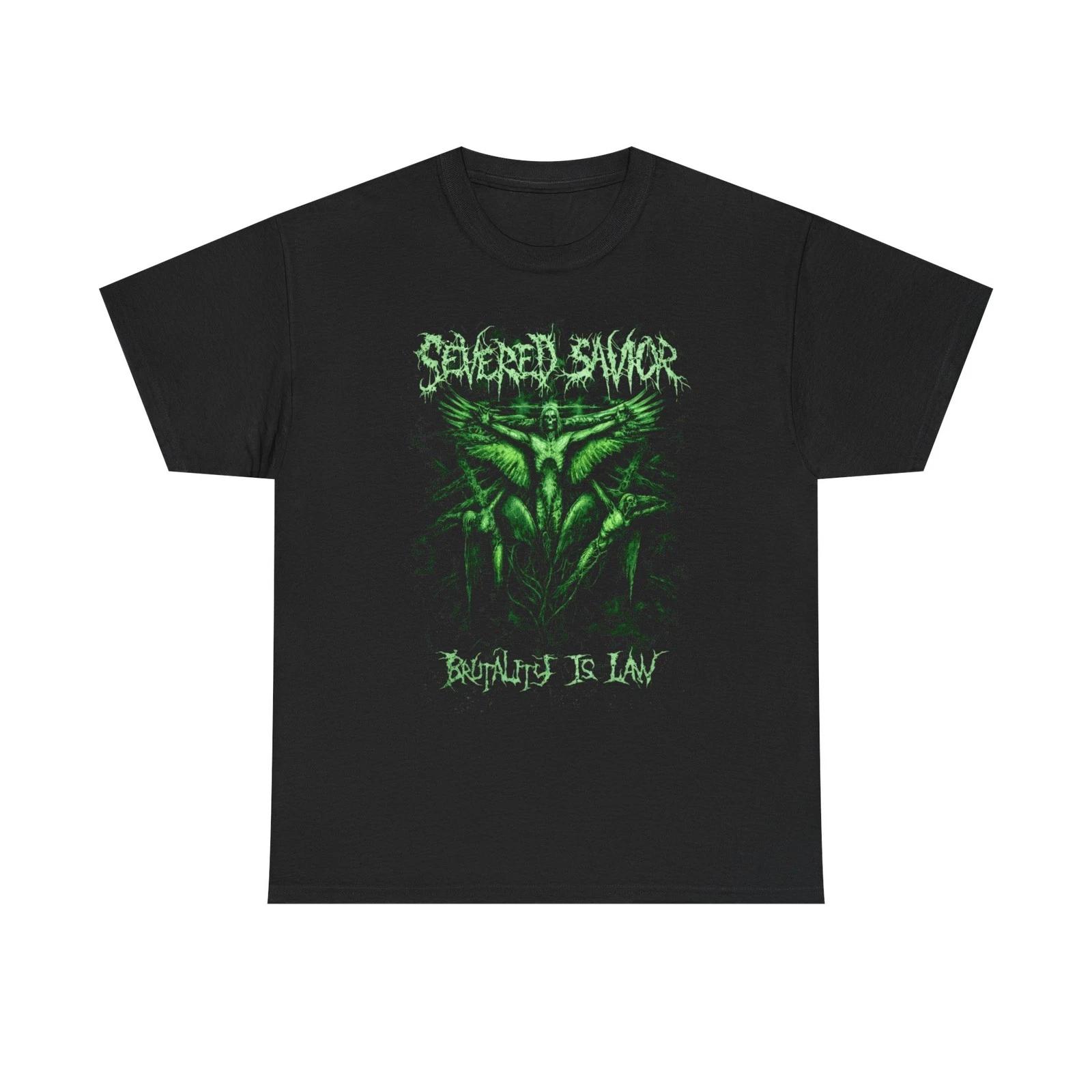 Severed Savior - Brutality is Law Shirt - USA, Brutal Death Metal 4XL