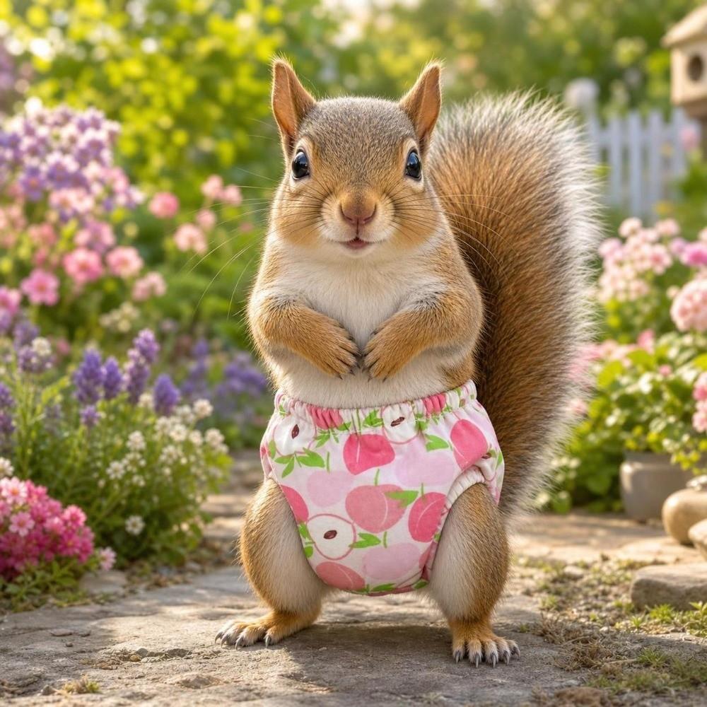 Elasticity Squirrel Diapers Breathable Small Pet Diapers Squirrel Underwear Incontinence Care