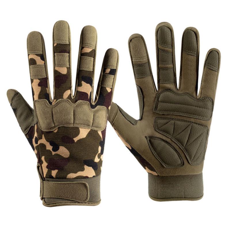 1 Pair Outdoor Sports Tactical Gloves Full Finger Mittens Touch-screen Outdoor Cycling Sports