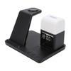 6 In 1 Multifunction Wireless Charger Mobile Phone Stand with Clock Night Light for Bedroom Living Room