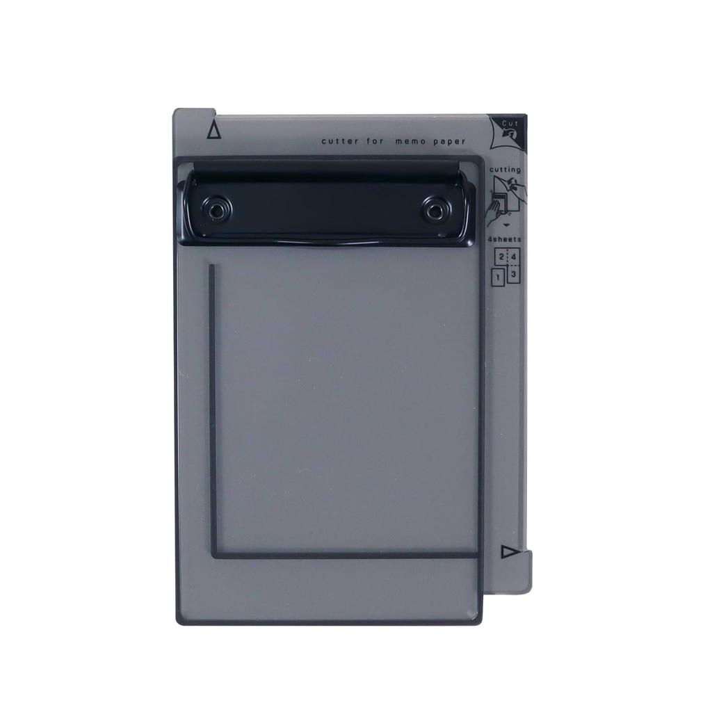 Kutsuwa Paper Cutter VS028BK Binder, Yonbuncuts, Black,