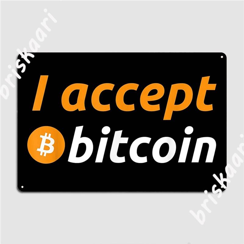 

Я приймаю біткоїн Смішний криптотрейдер BTC Інвестор біткоїна Металеві знаки Настінний розпис Дім Індивідуальний розпис Декор Бляшана вивіска Плакати 20x30cm（7.8x11.8inch）